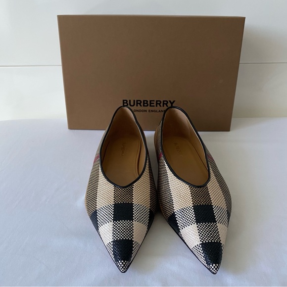 NWT 100% Authentic Burberry Madelina Ballet Flats - Picture 6 of 13